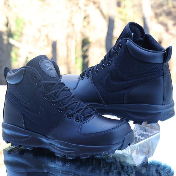 Nike Manoa ACG Black Leather Textile Boots - Picture 7 of 13